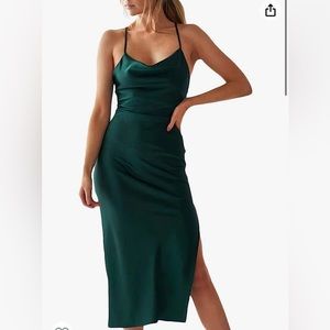 NWOT Satin Slip Dress